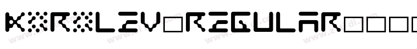 Korolev Regular字体转换 Korolev Regular字体转换